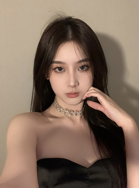 BXA简约春节蝴蝶项链颈带