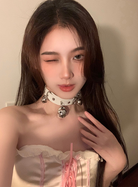 BXA铃铛项圈女款朋克颈链