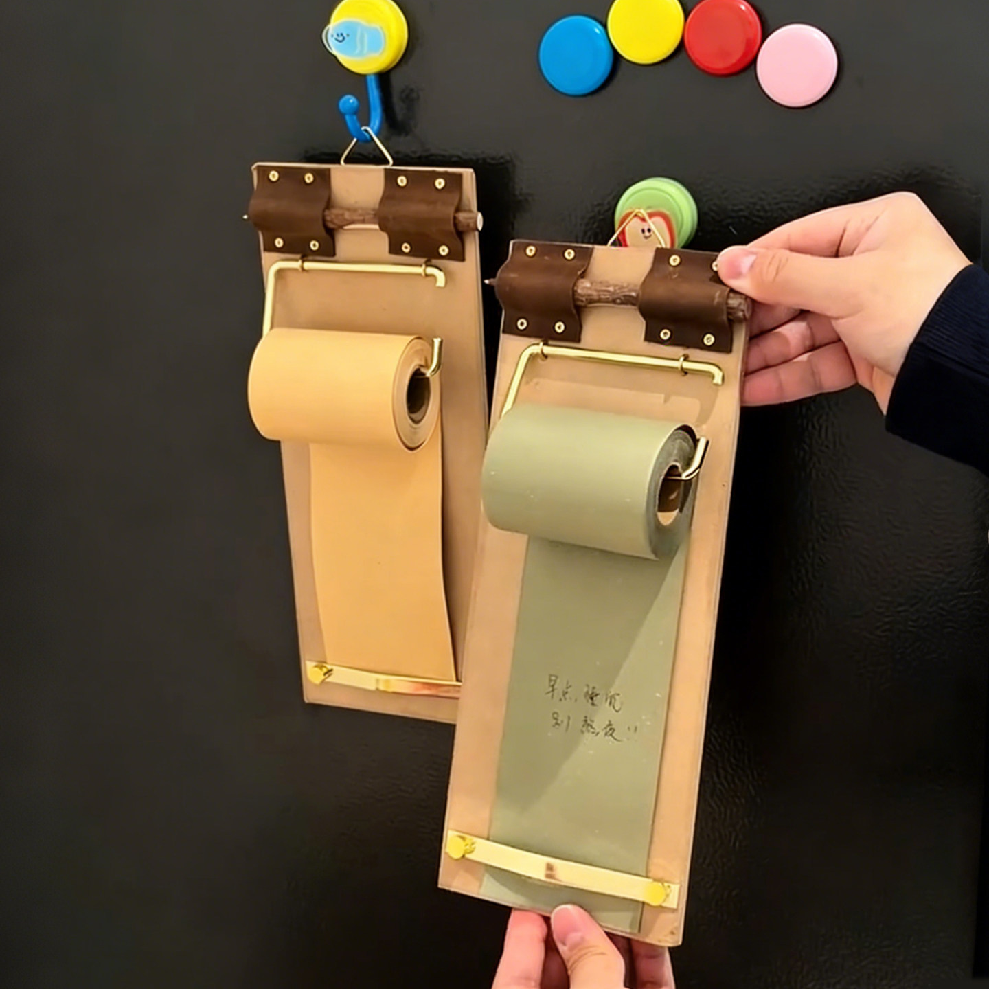 复古手账便签高颜值可撕多功能便签夹板票据收纳菜单活页夹装饰,淘宝优惠券,粉丝福利购,淘宝优惠卷