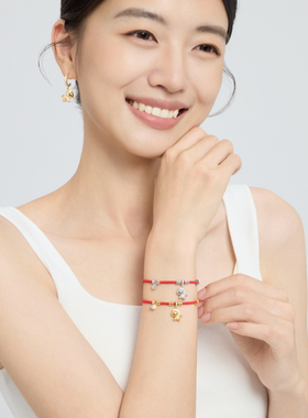 【直播专享】OYBIAYBI欧比雅比灵驹小财马红绳手链招财幸运手绳女