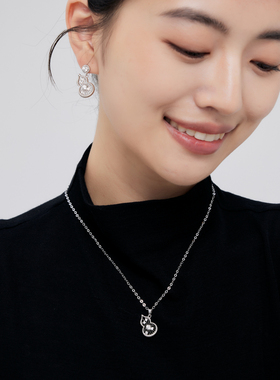 OUBIYABI欧比雅比织光如意拉丝葫芦项链福禄吊坠颈链时尚国风女