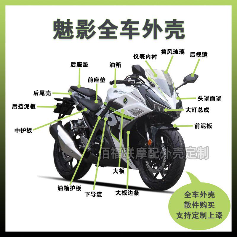  繁敏摩托车外壳