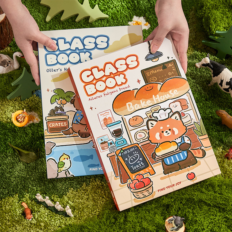 动物假期同学录2024新款高颜值小学生六年级ing风小众毕业纪念册