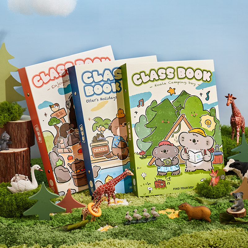 动物假期同学录2024新款高颜值小学生六年级ing风小众毕业纪念册