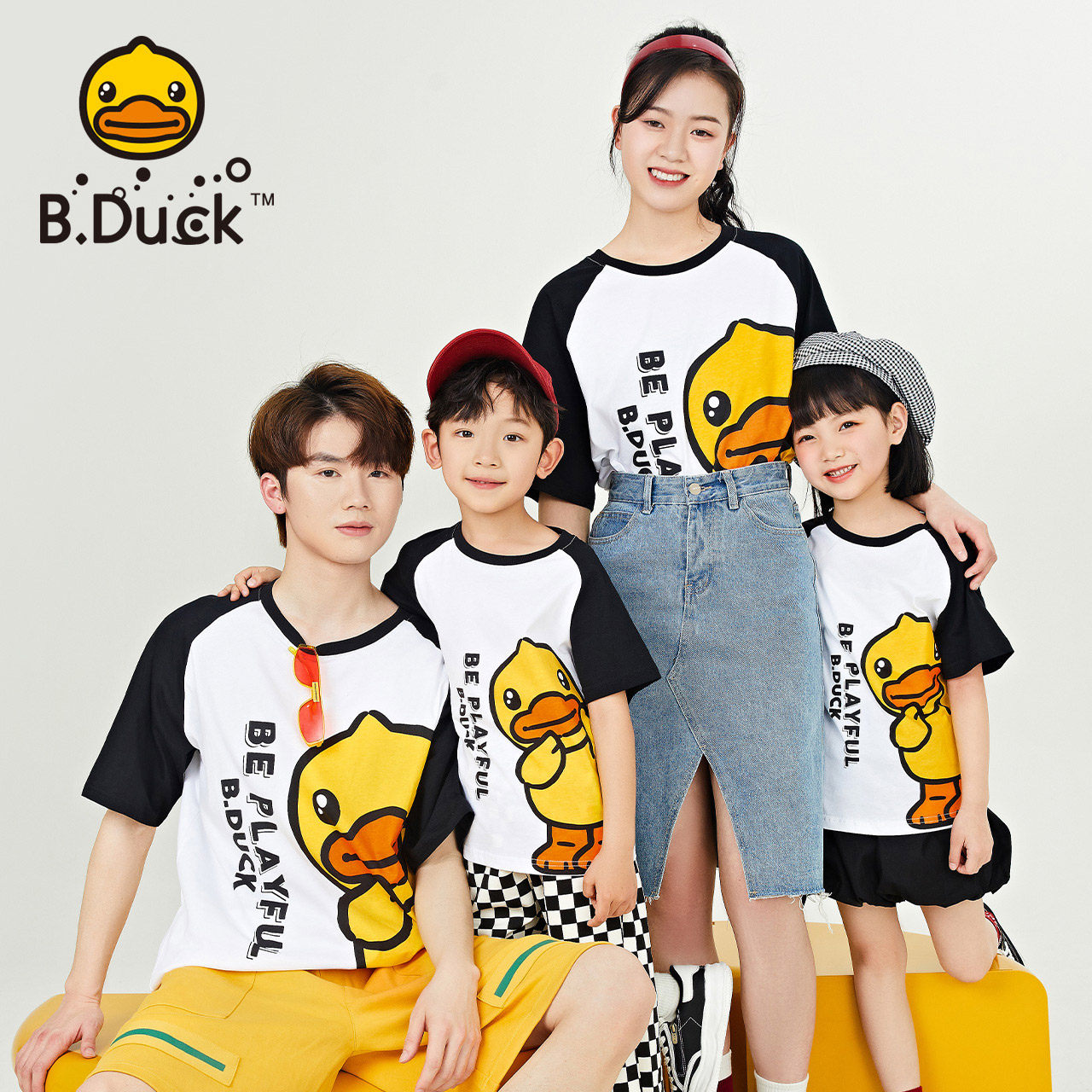 【亲子装】bduck小黄鸭童装儿童t恤 bduck童装T恤
