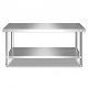 Stainless steel kitchen stove chopping board three-layer storage