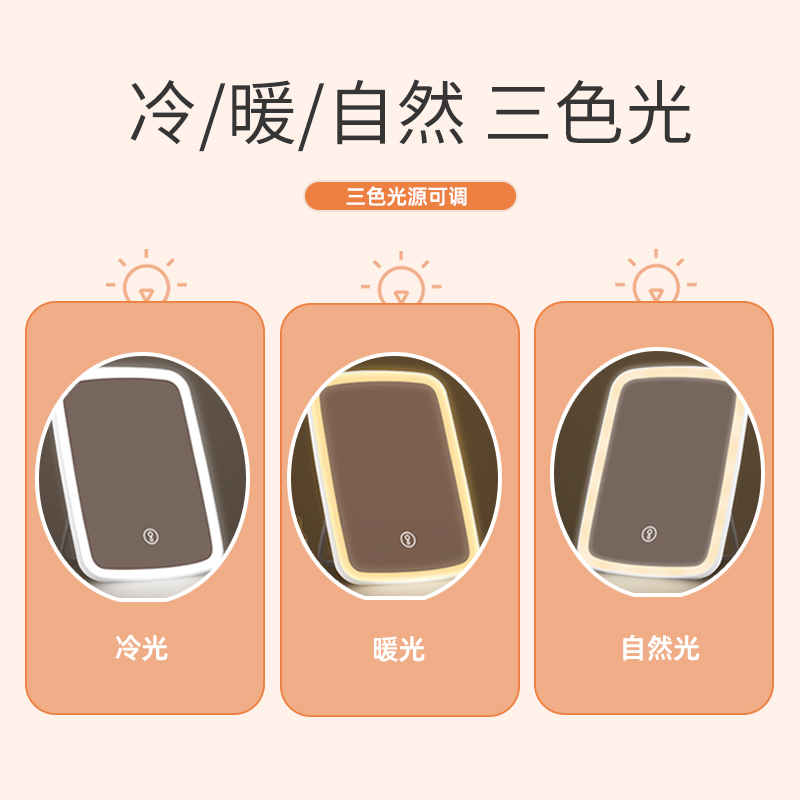 迪福伦OK镜角膜塑形镜辅助佩戴镜硬镜RGP隐形眼镜可折叠LED补光镜