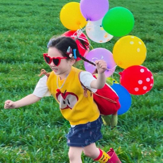 儿童飘空多巴胺彩色气球加厚无毒无味野餐拍照道具马卡龙女孩户外