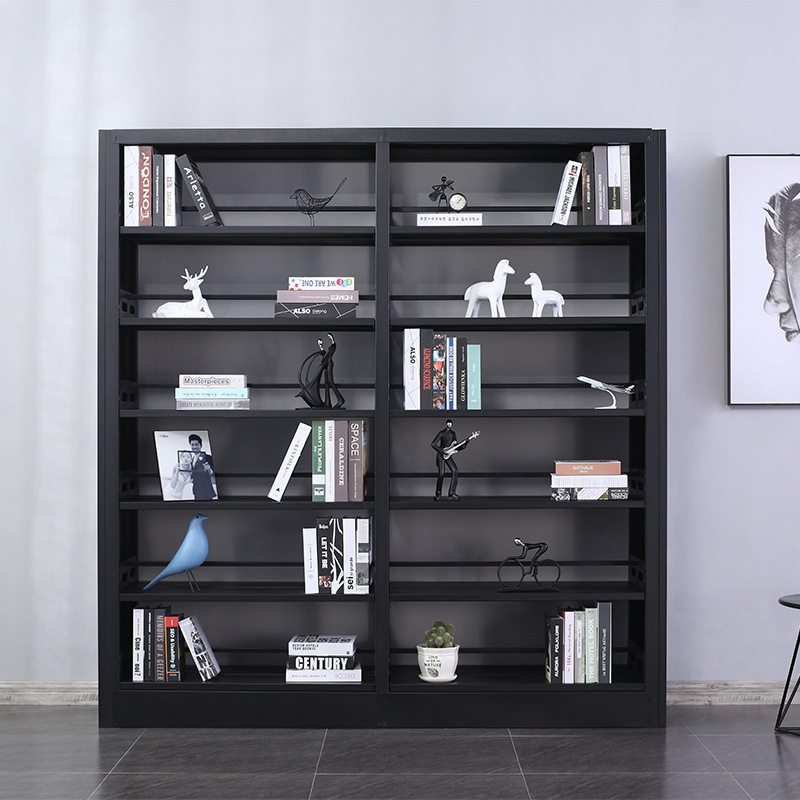 钢制书店学校单双面资料架阅览室档案架铁架铁皮图书柜图书馆书架,淘宝优惠券,粉丝福利购,淘宝优惠卷