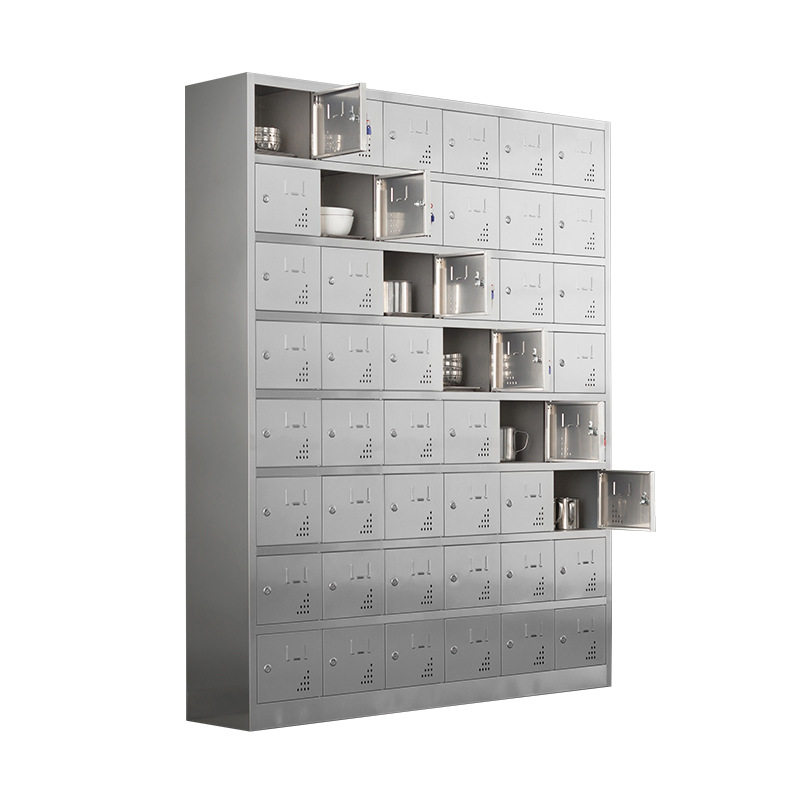 不锈钢餐盘柜食堂饭盒收纳柜学校餐厅碗柜员工碗筷餐具多门储物柜,淘宝优惠券,粉丝福利购,淘宝优惠卷