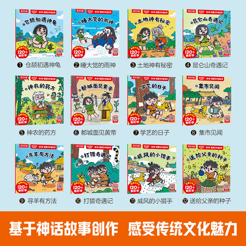 傲游猫-跟着仓颉认汉字 第1阶 图画之中造汉字（12册）