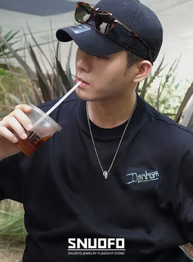 小众戒指吊坠项链潮流