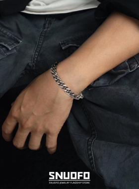 小众百搭古巴手链高级感嘻哈潮流