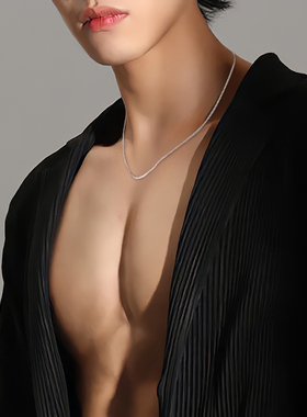 s925纯银项链高级感潮