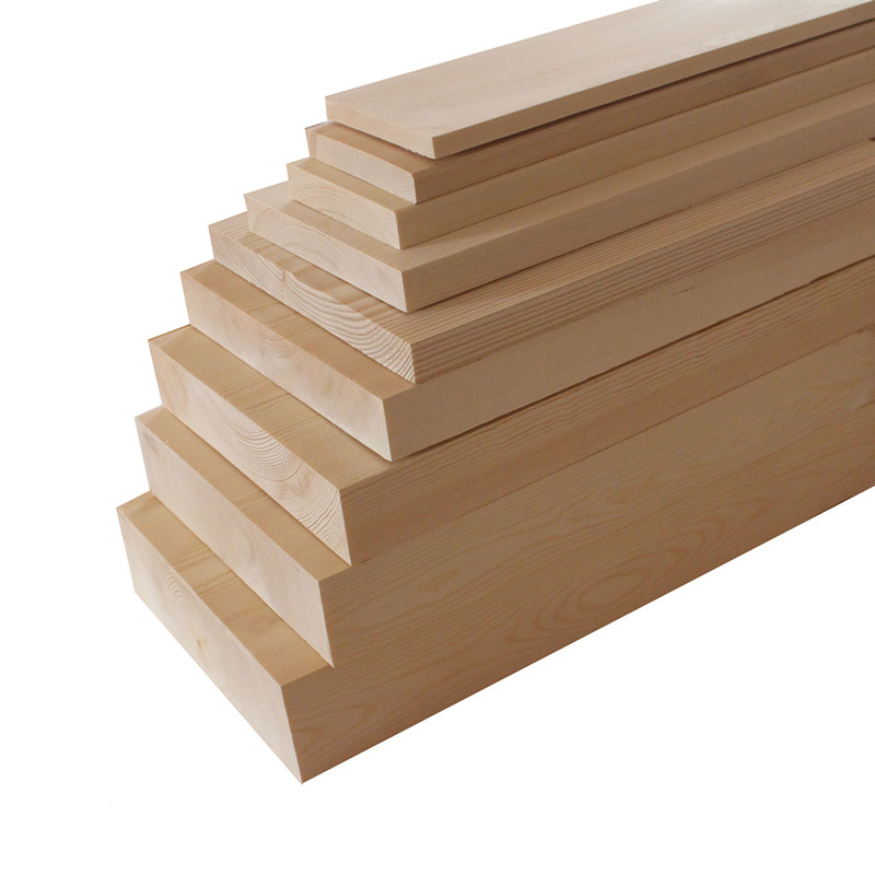 定制整张松木实木板条原木木方木条床板条置物架书桌板隔板楼梯板 - 图0