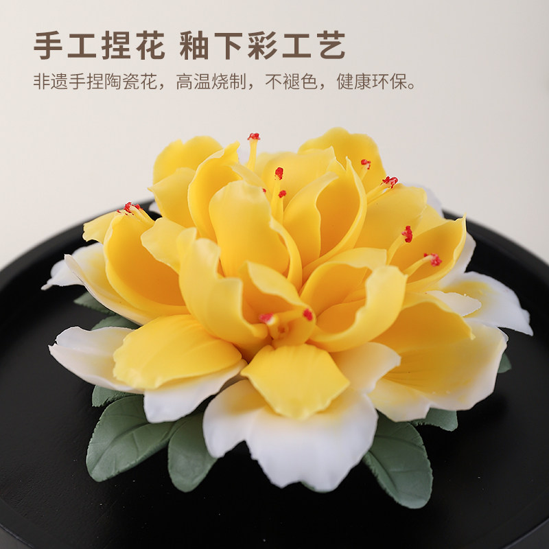 芍药非遗瓷花香薰无火香氛扩香器伴手礼妈妈生日七夕礼物送女友