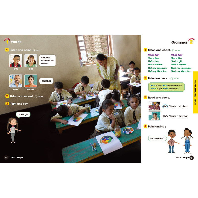 国家地理LOOK教材原版进口美国国家地理小学英语综合教材 Look Starter/1/2/3/4/5/6级别学生书+练习册_虎窝淘