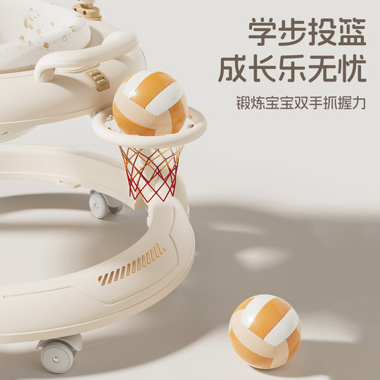 2025新款婴幼儿学步车助步车宝儿童多功能手推可折叠高低调四合一