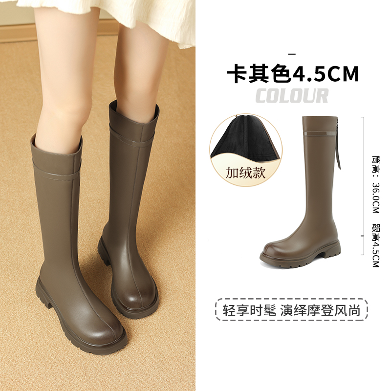 卓诗尼秋冬长靴短袖棉鞋棉靴特价