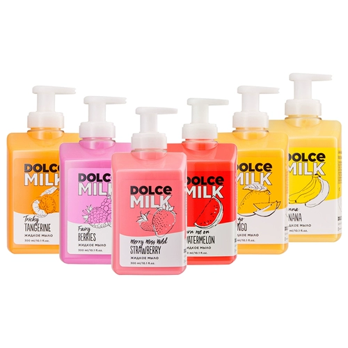 Dolce Milk Skeleton 垌 ROS Жидкое мыло, Zhejiang Zhelong ÷ du Duzi Milk Milk Fruits