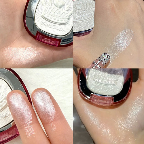 girlscrush高光膏小样水光浴GC牛仔单色立体哑光提亮生姜爆闪试色 - 图1