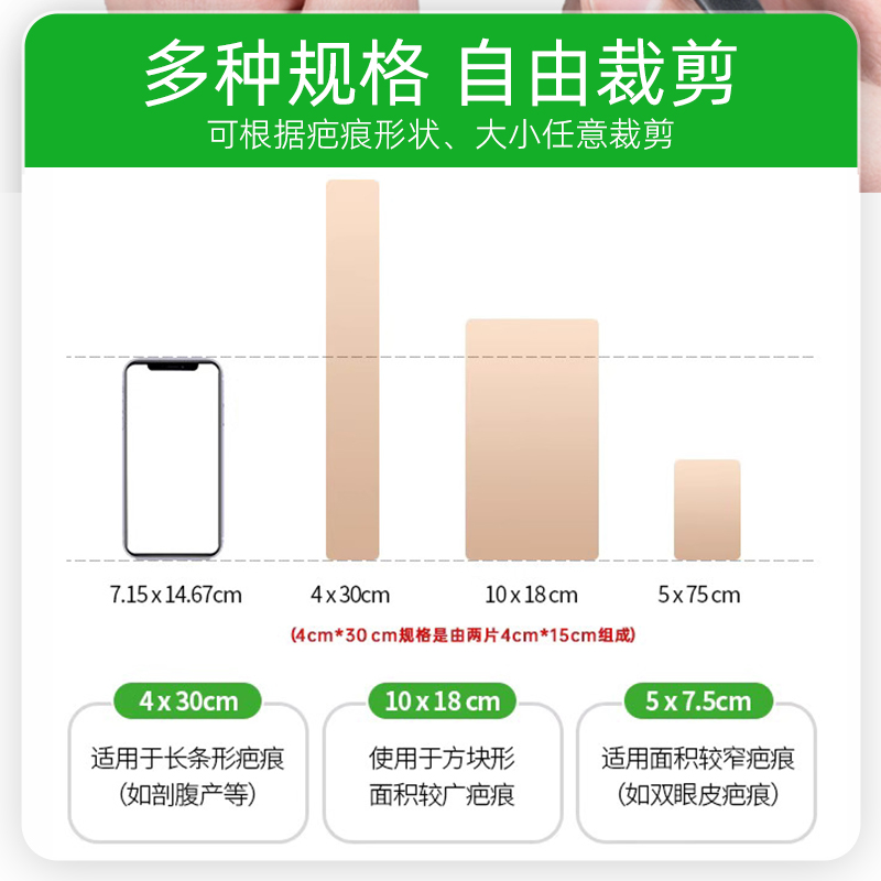 【自营】Mepiform美皮护祛疤贴疤痕贴去疤医用硅酮凝胶修复剖腹产 - 图1