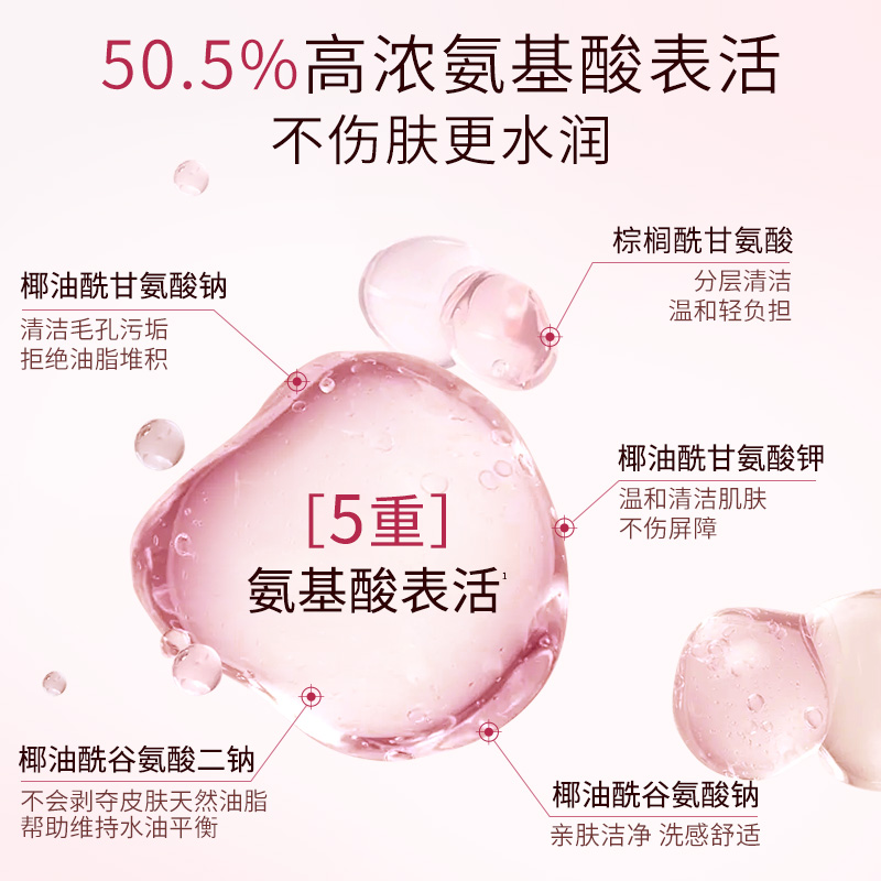 【重磅新品】玉容初净润洁颜霜氨基酸精华洁面敏感肌温和修护保湿