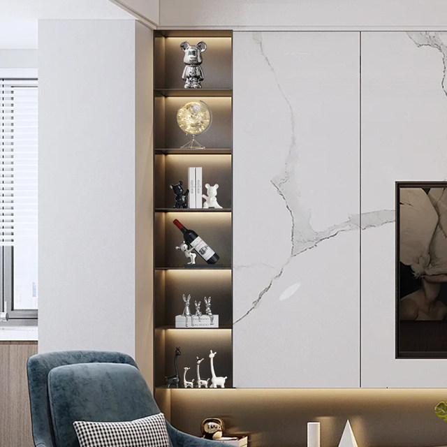 Light luxury violent bear living room TV cabinet