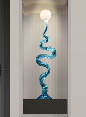 轻奢风生水起创意高档艺术雕塑摆件玄关入户进门入门装饰品高级感