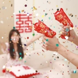 Свадебный подарок с пистолетом с лентой автоматической надувной фейерверк обручальный пистолет