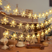 Christmas decorations Scene arrangement LED small colored lights flashing lights Full Star Christmas Tree snowflake Decorative Lights String