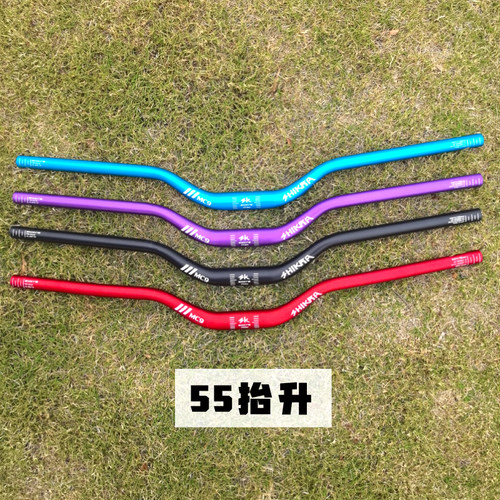 SHIKRA山地自行车车把铝合金31.8X780mm燕把30/55抬升大燕把 - 图2