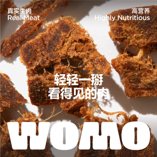 WOMO高端纯牛肉红肉风干猫粮无谷低温成猫幼猫长壮发腮全价猫主粮