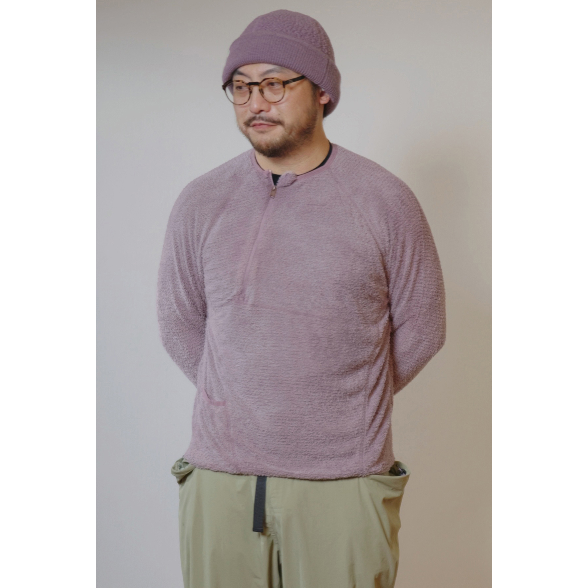 WtW 成衣染轻量动态保暖半门襟卫衣Evolve Garment Dyeing Series - 图1