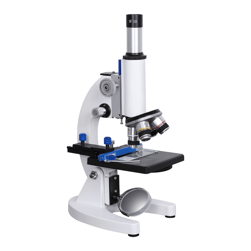 显微镜儿童科学生物光学专业级小学生初中学生专用中考台式看细菌