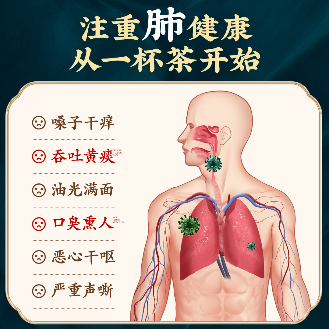 阿里健康大药房白云山罗汉果菊花胖大海养生茶叶包正品非养肺结节清肺润肺散结茶1