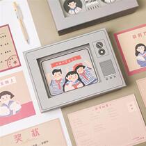 Creative Meritocracy Little Fresher Teenage Girls Heart Boxed Classmate Quotations Student Graduation Memorial Message Album 70 Zhang