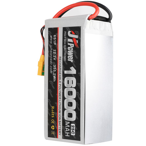 聚海16000mAh6S22.2V25C航拍无人机4S多轴植保机航模锂电池大容量 - 图2