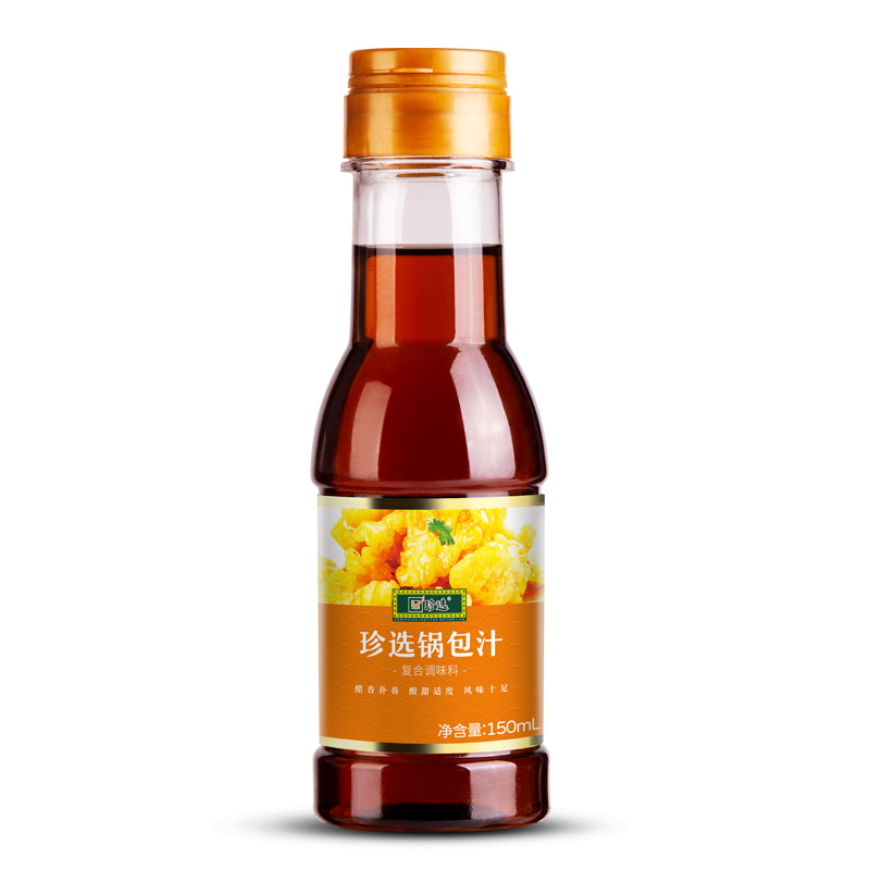 珍选锅包汁150ml*2瓶东北锅包肉锅包糖醋里脊大虾茄子老式调料汁 - 图3