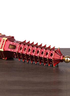 纯铜文昌塔摆件七层九层13十三层红色文昌塔办公书房书桌