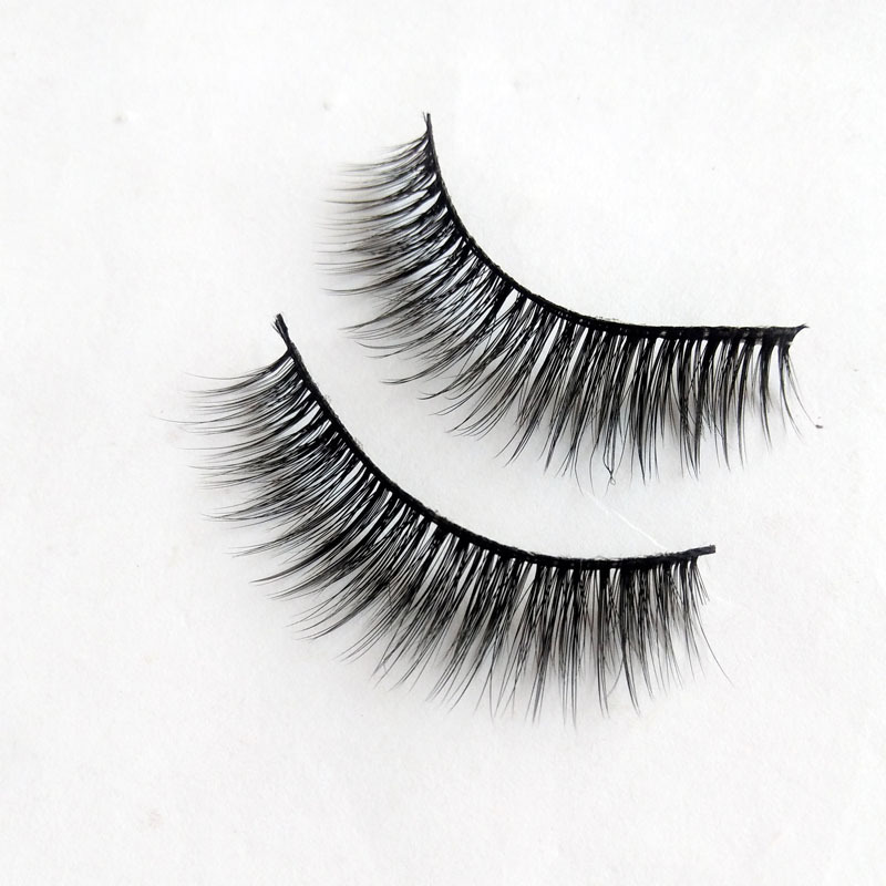 Mink Hair Eyelashes 3D Long Natural False Eye Lashes假眼睫毛 - 图3