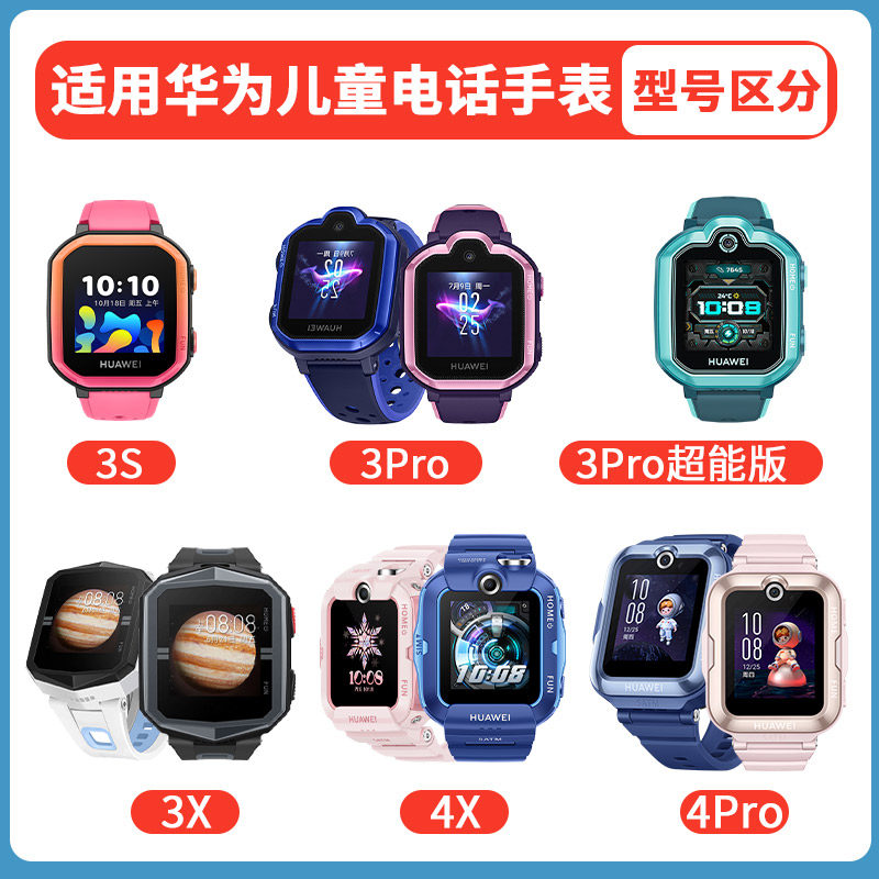 适用华为儿童电话手表5pro/5x/3X/4X/4PRO/3S/3Pro超能版活力版表带配件螺杆生耳杆螺丝帽连接杆智能腕带,淘宝优惠券,粉丝福利购,淘宝优惠卷