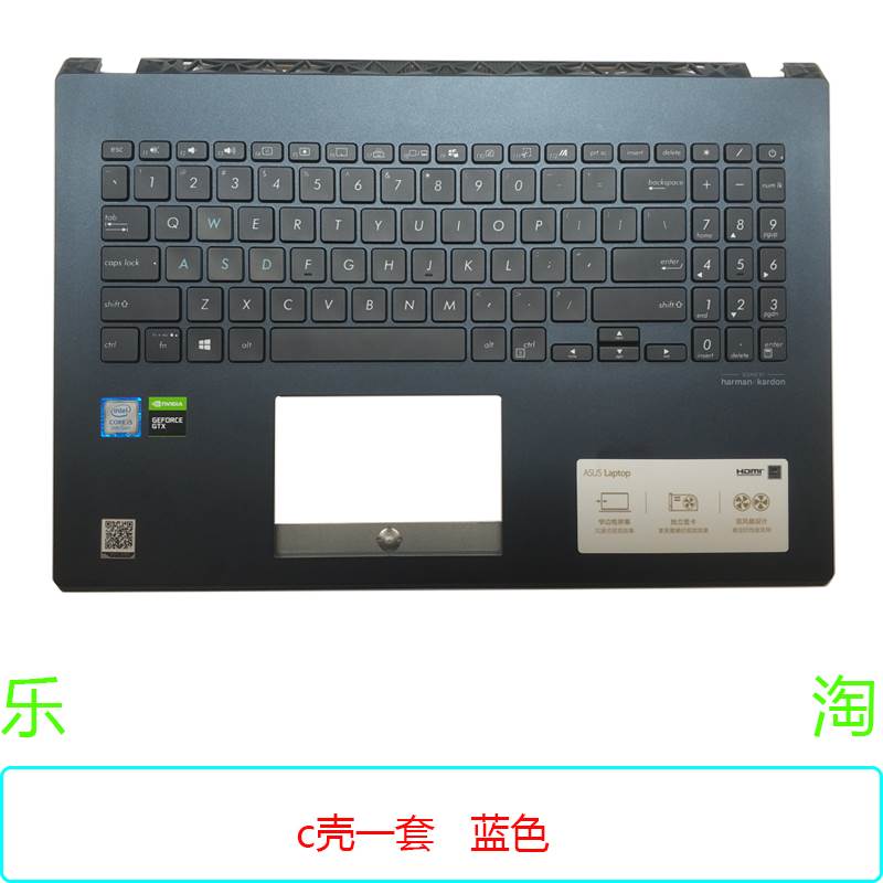 原装 X571 X571G X571GT X571U X571F VX60GT VX60G C壳键盘-图3