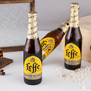 整箱比利时进口莱福金/黑啤酒Leffe/乐飞啤酒修道院精酿啤酒330ml