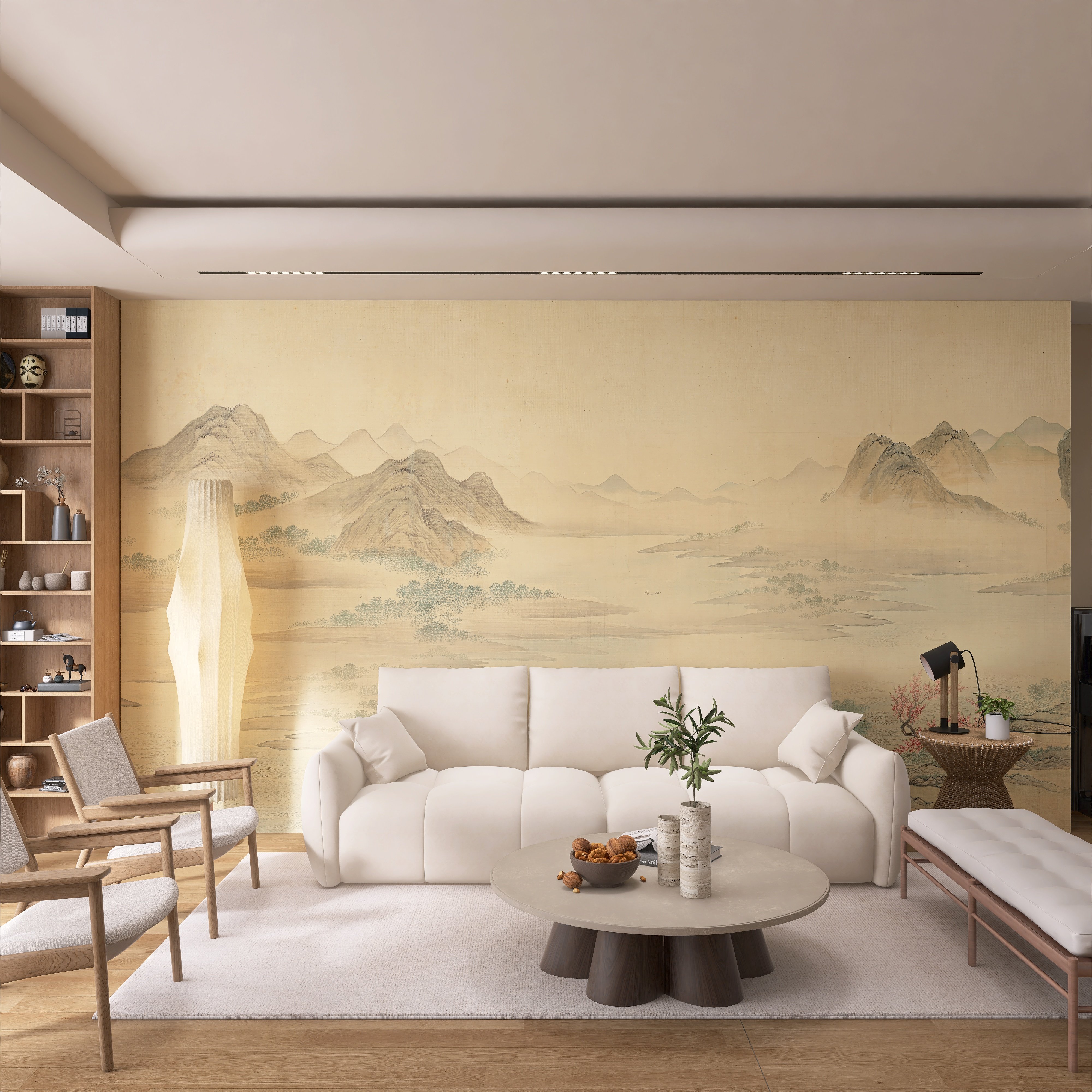 2026新款3D中式山水宋氏美学山水电视背景墙壁布茶室客厅墙纸壁画,淘宝优惠券,粉丝福利购,淘宝优惠卷