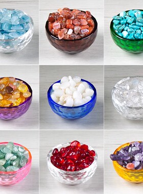 天然七宝石供曼扎混合散装