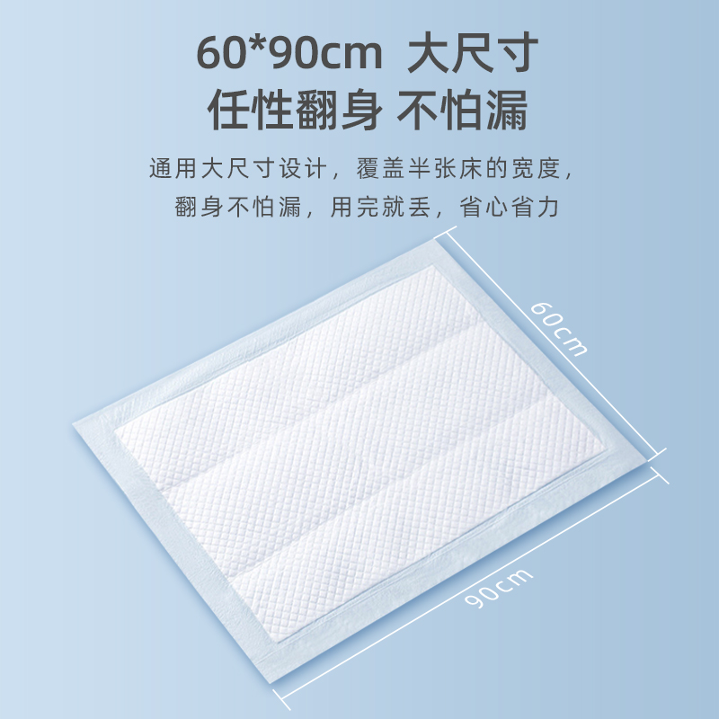 亿信医用护理垫60*90cm隔尿垫老年人护垫尿垫一次性产后护理垫 - 图1