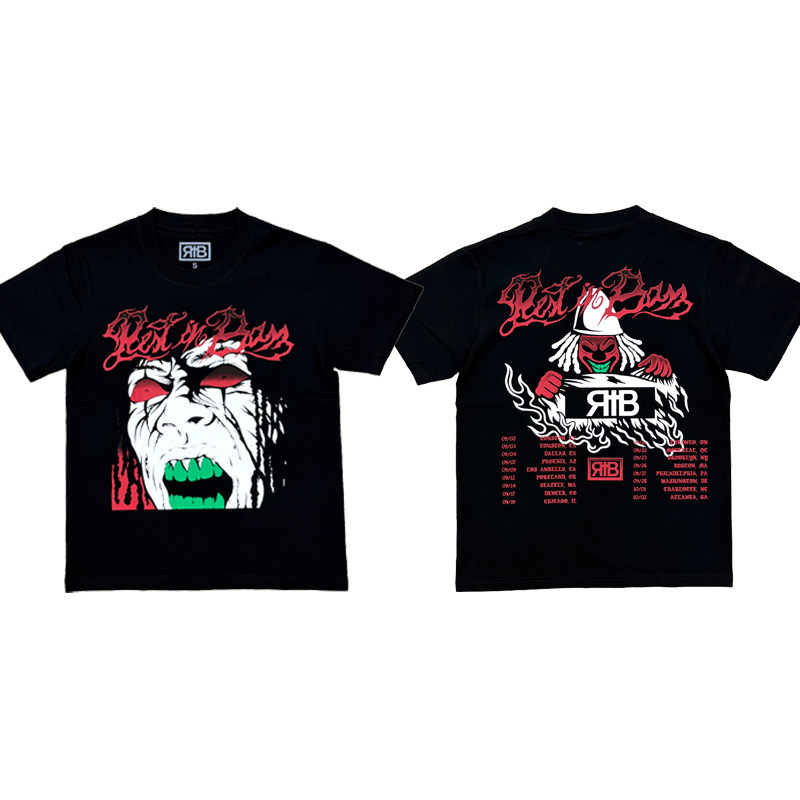Rest in Bass Merch Thing Tee venue limited printed short-sleeved T-shirt