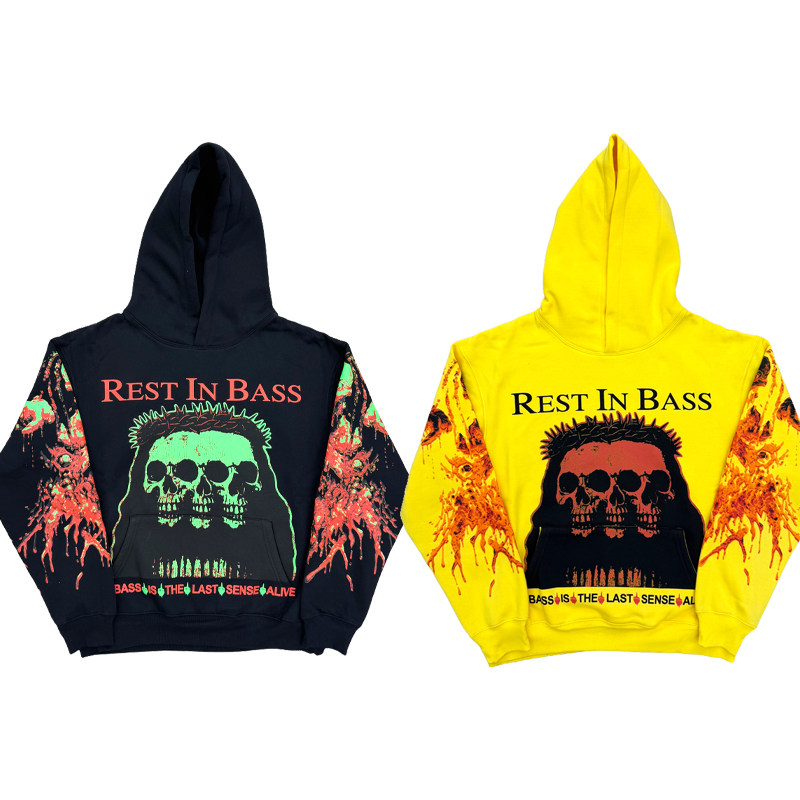 Che Rest In Bass C3 hoodie venue limited printed slogan hoodie sweatshirt pullover