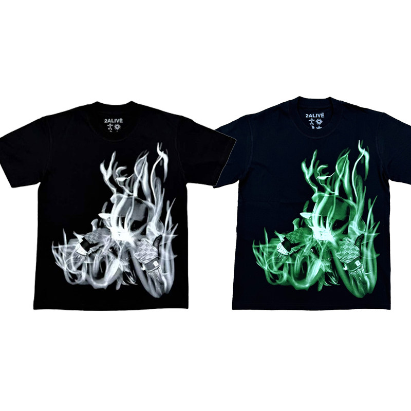 Yeat 2 Alive tour merch T-shirt venue limited printed short-sleeved T-shirt